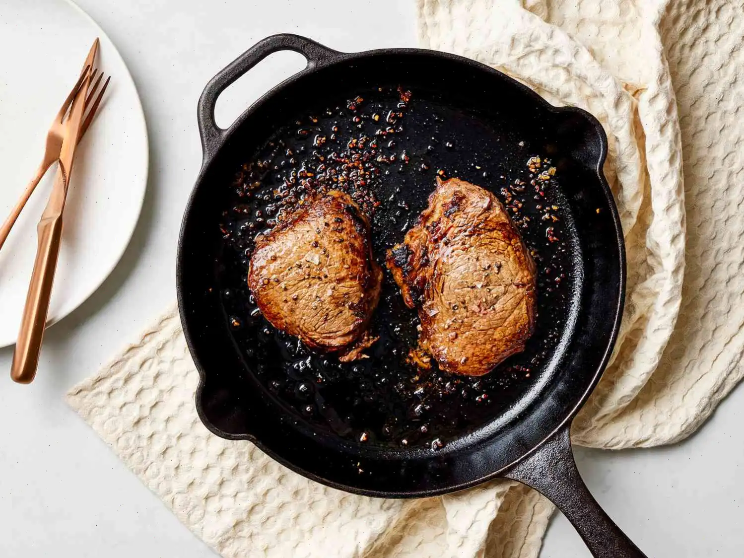 Cast Iron Pan-Seared Steak (Oven-Finished) Recipe