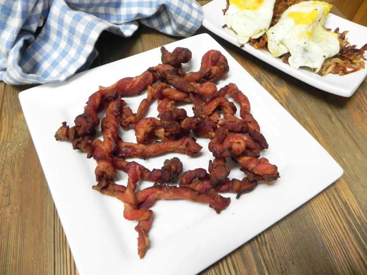 Air Fryer Twisted Bacon Recipe