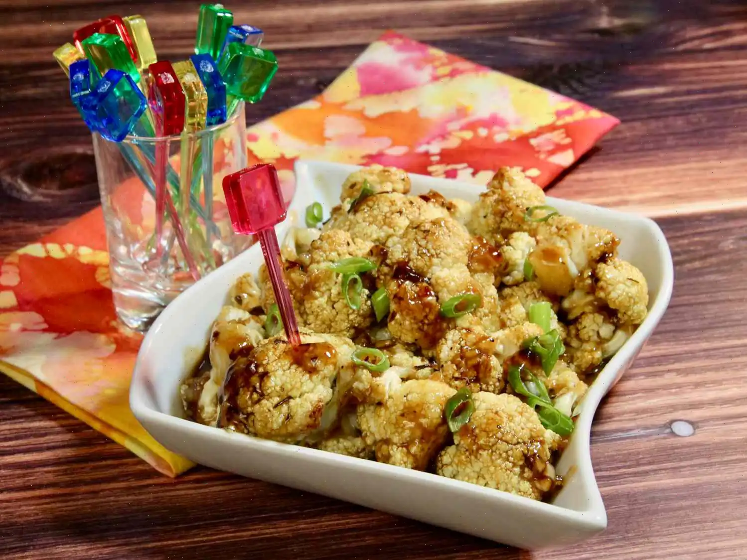 Roasted Honey Garlic Cauliflower Recipe