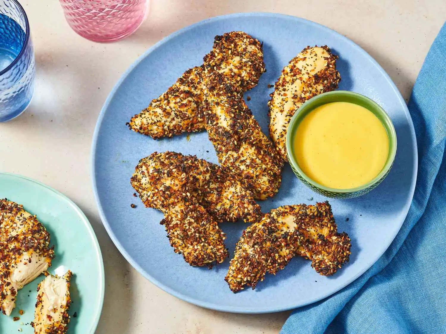 3-Ingredient Air Fryer Everything Bagel Chicken Strips Recipe