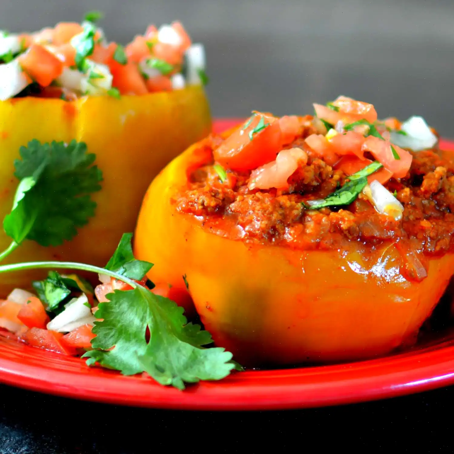 Instant Pot Beef-Stuffed Peppers Recipe