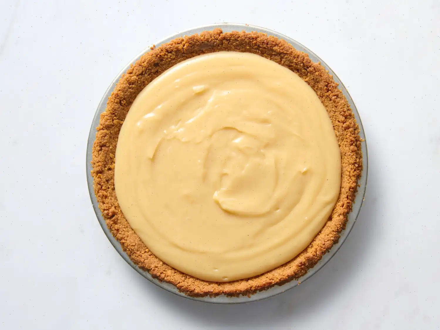 Eggnog Cream Pie with Gingersnap Crust