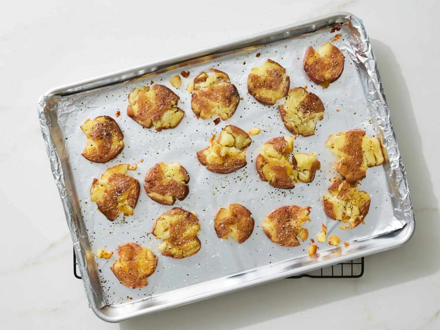 Crispy Smashed Potatoes Recipe