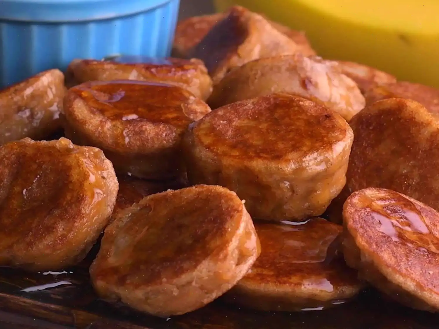 Banana Pancake Bites Recipe