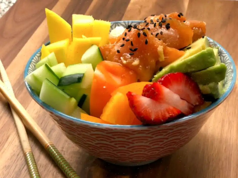Smoked Salmon Poke Bowl Recipe