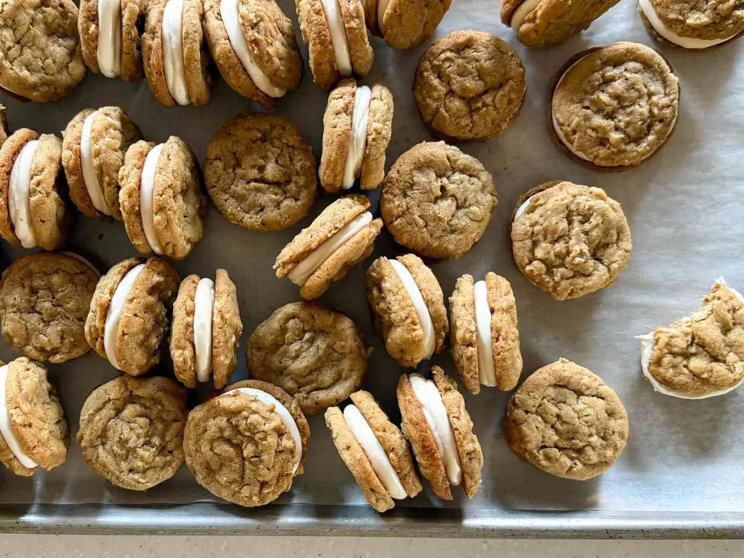 Tiny Oatmeal Cream Pies Recipe