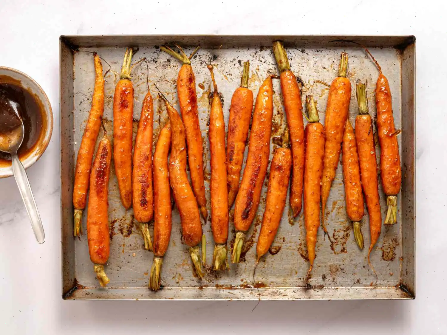 Tamarind Roasted Carrots with Carrot-Top Dip Recipe
