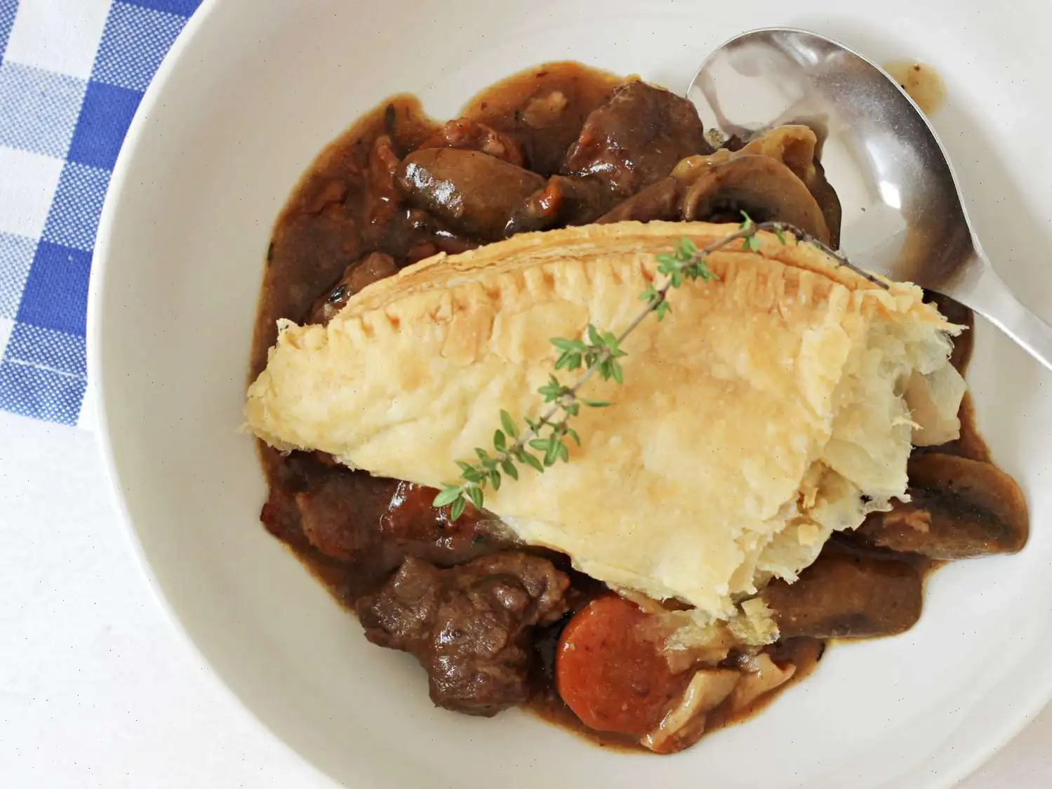Beef, Mushroom, and Guinness Pie Recipe