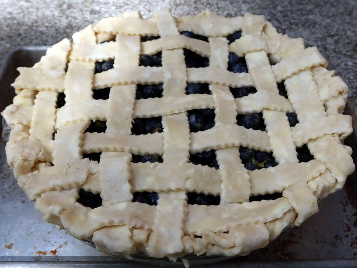 Preserved Lemon Blueberry Pie Recipe