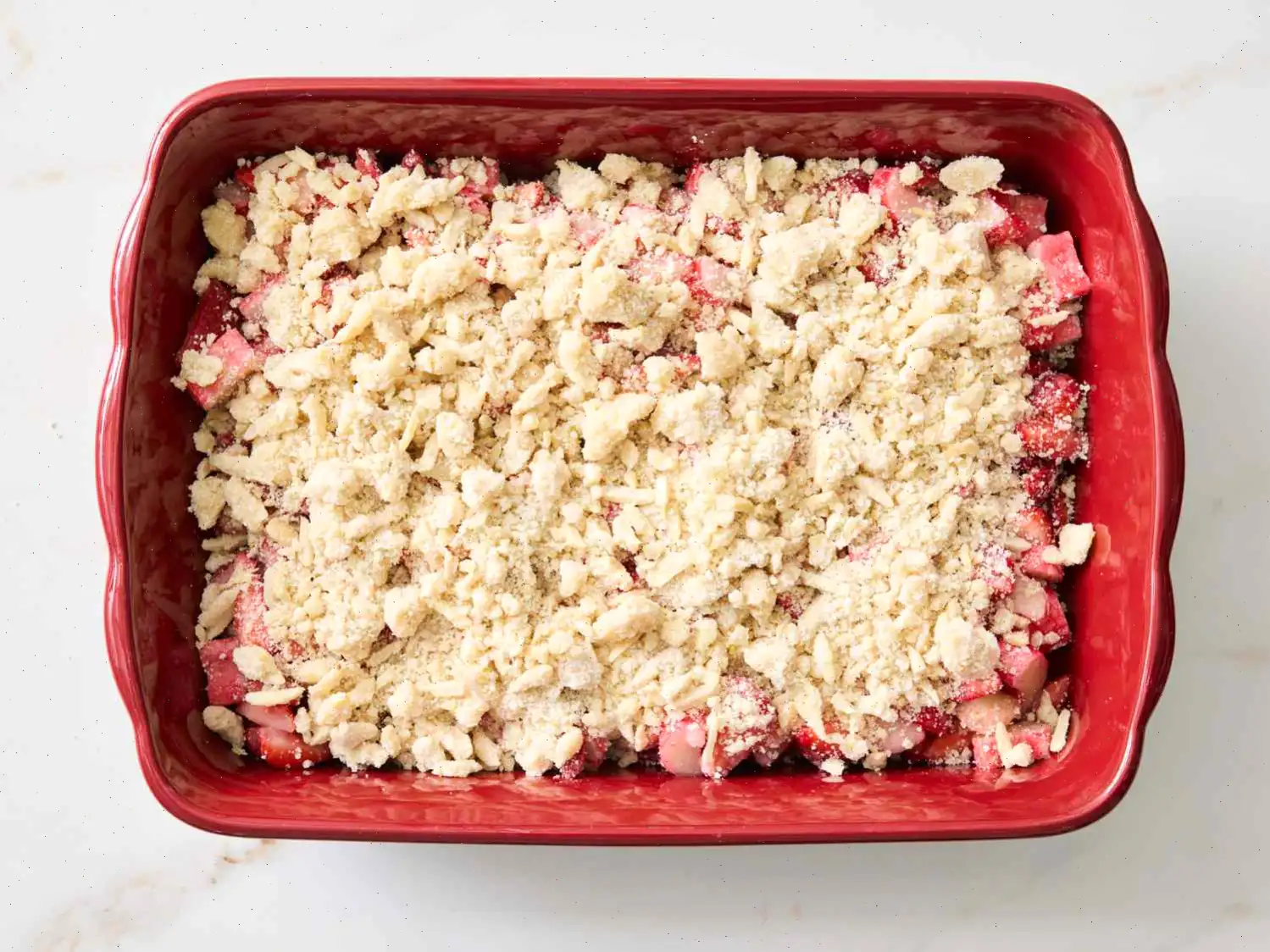 Strawberry Rhubarb Crumble Recipe