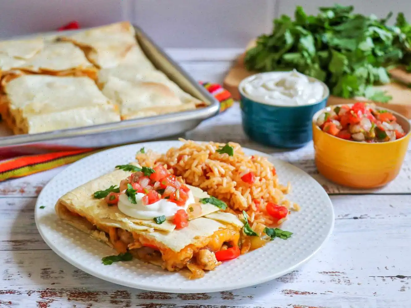 Sheet Pan Quesadillas Recipe