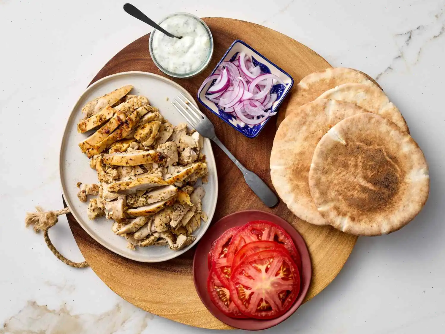 Loaf Pan Chicken Gyros Recipe