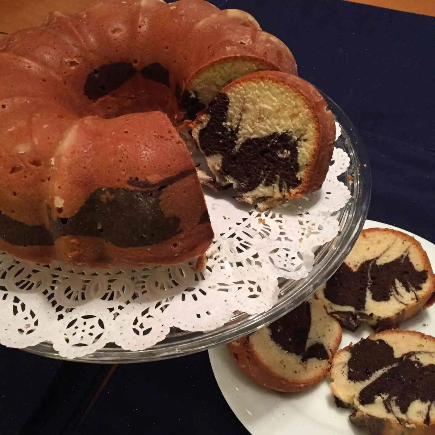 Oma's German Marble Cake Recipe