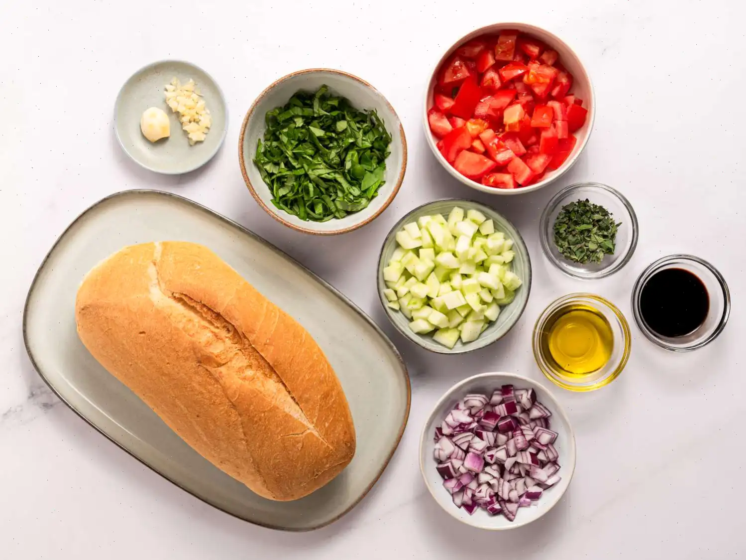 Mid-Summer Italian Bread Salad Recipe