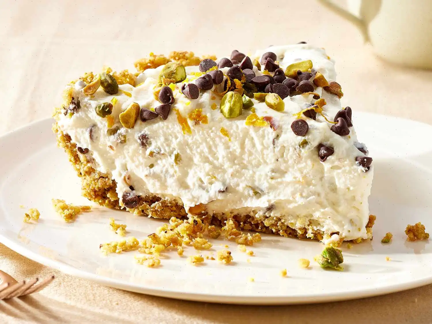 No-Bake Cannoli Pie Recipe