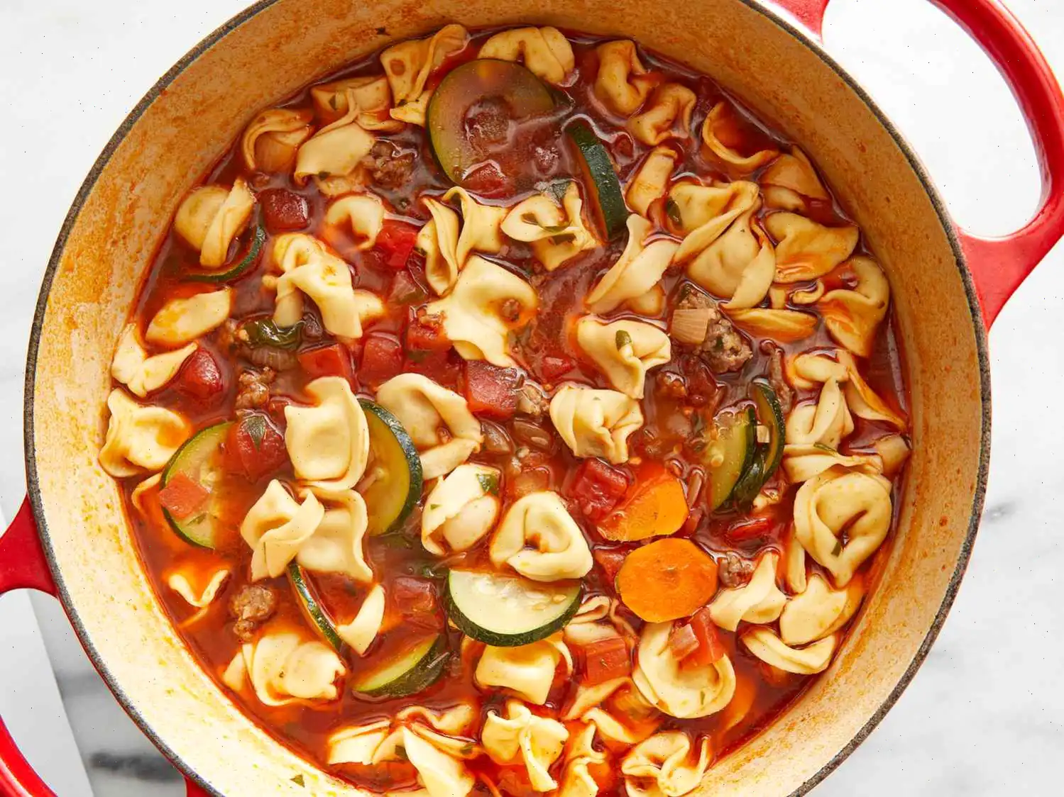 Italian Sausage Soup with Tortellini Recipe