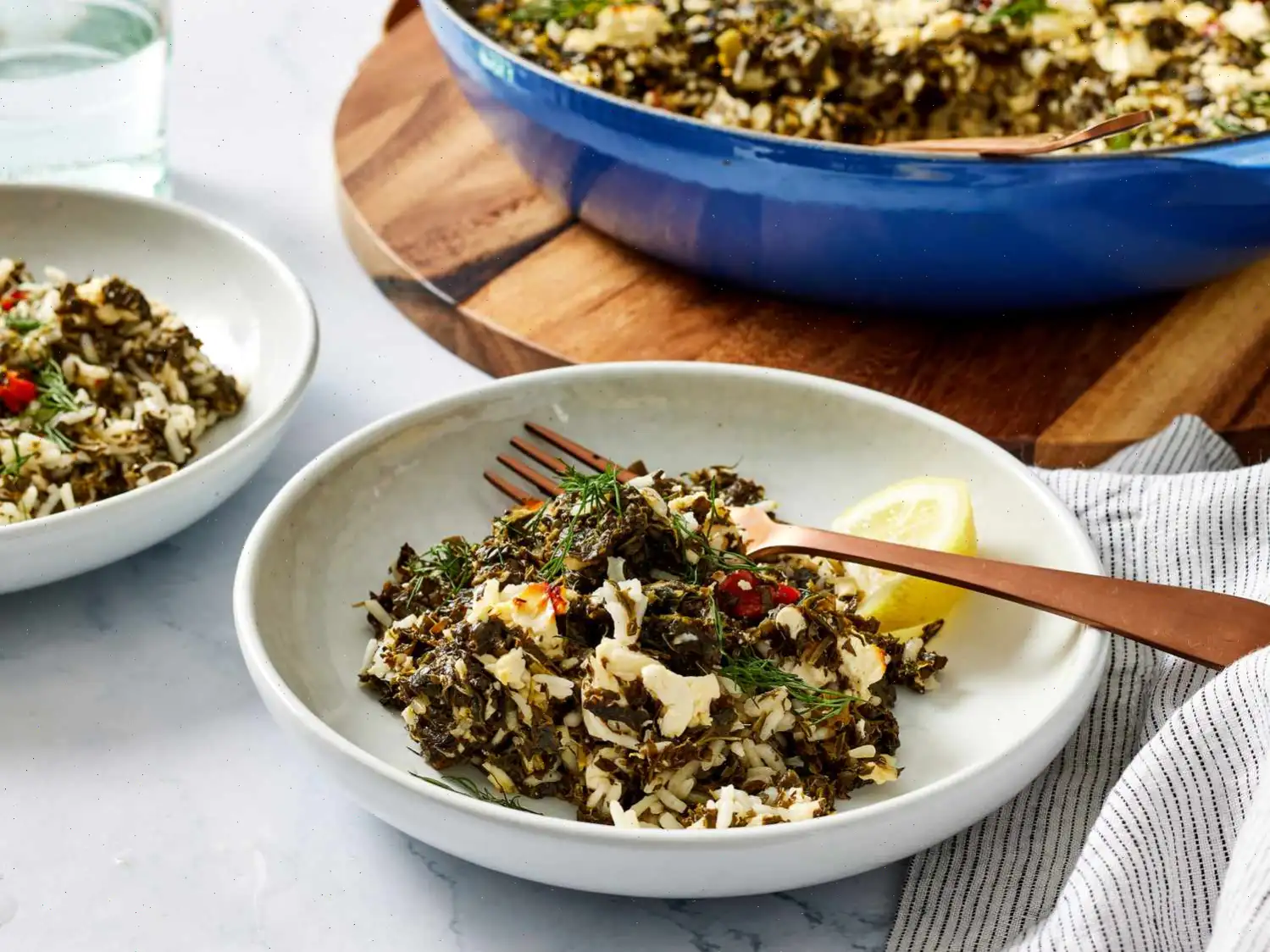 Spinach, Feta, and Rice Casserole Recipe