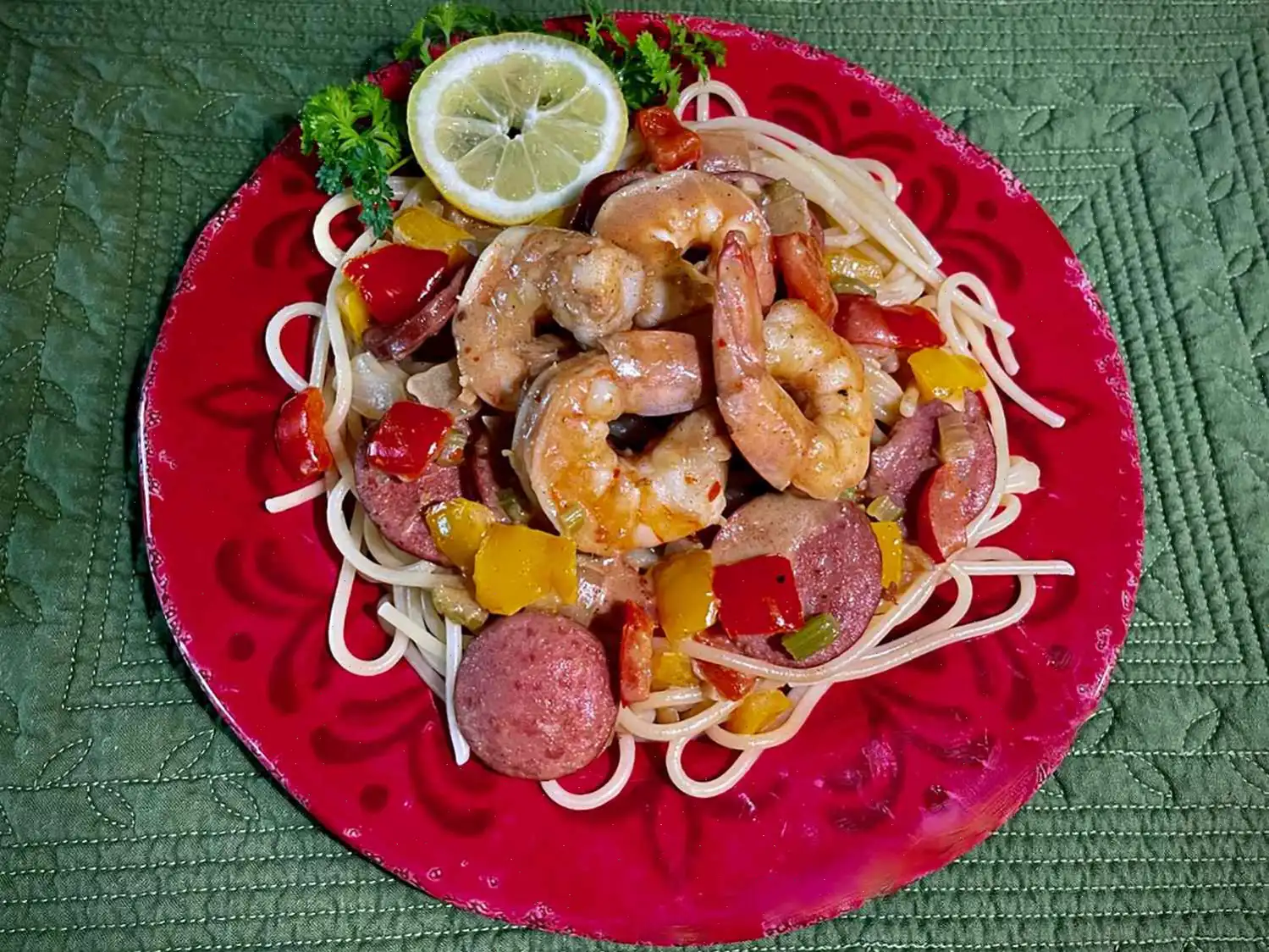 Creamy Cajun Shrimp and Sausage Pasta Recipe