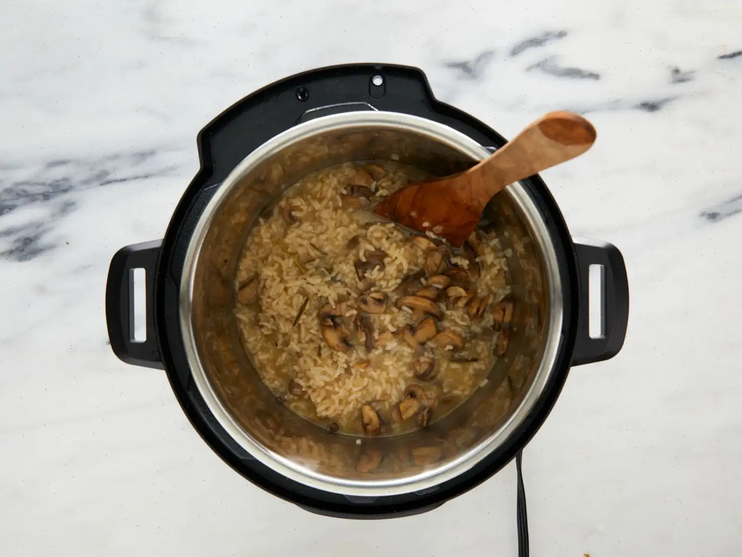 Instant Pot Mushroom Risotto Recipe