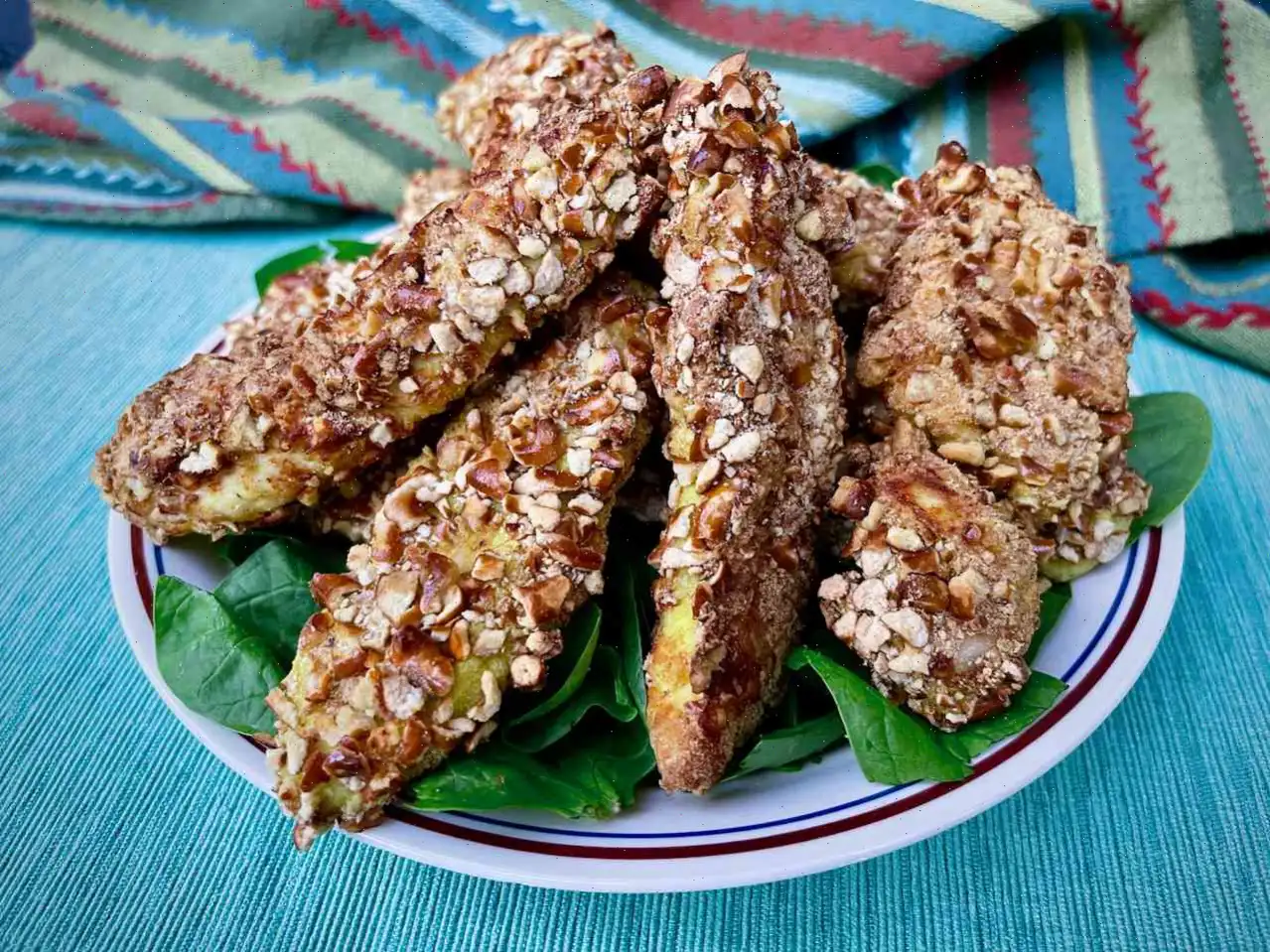 Air Fryer Pretzel Crusted Chicken Tenders Recipe