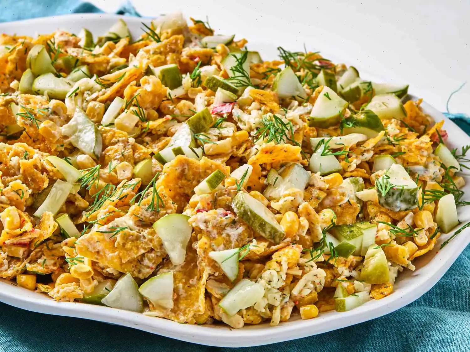 Cool Ranch Pickle Dorito Salad Recipe