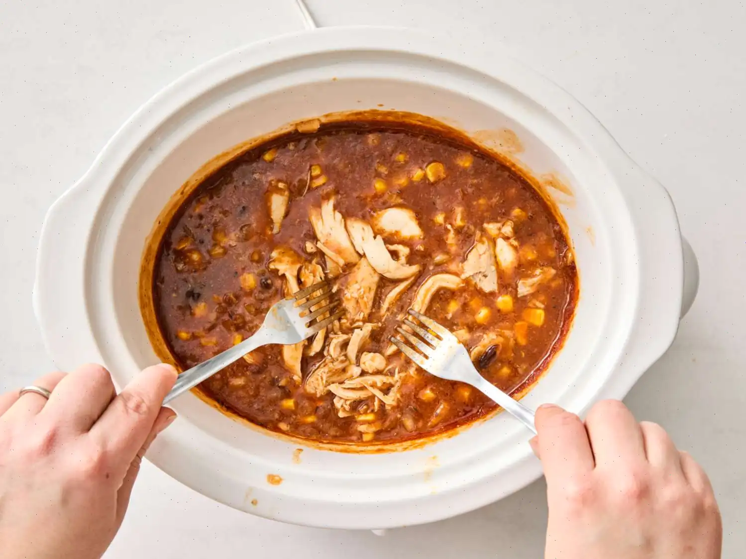 Slow Cooker Chicken Enchilada Casserole Recipe