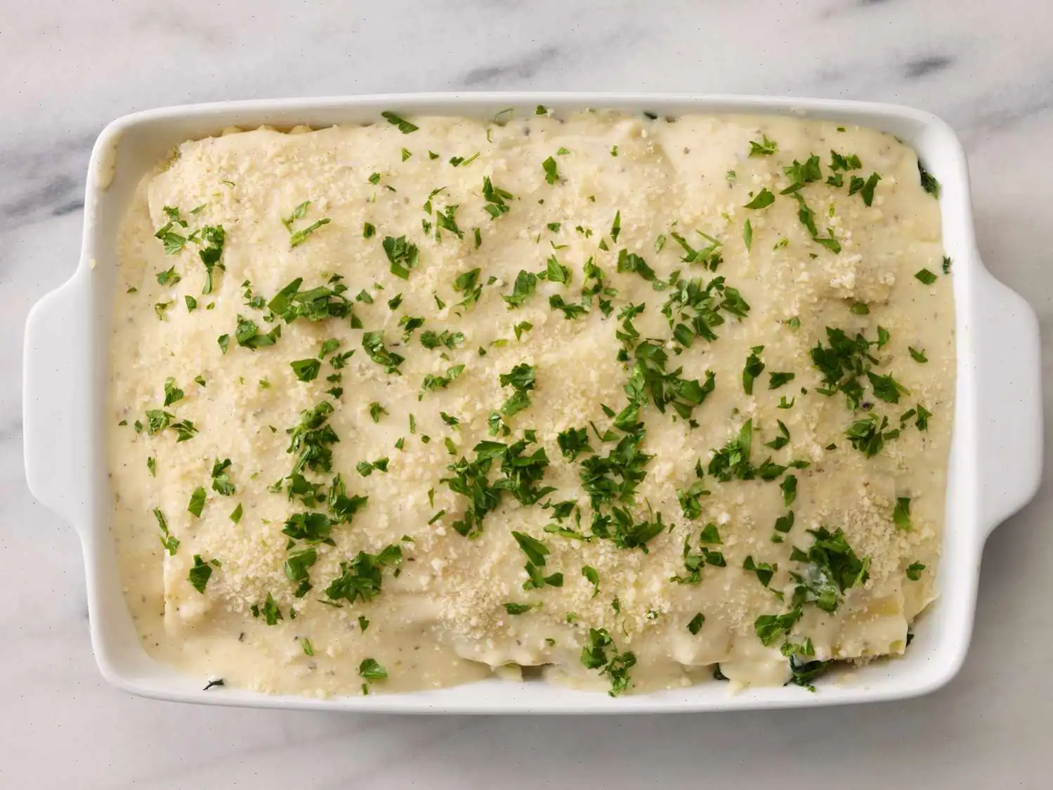 White Cheese Chicken Lasagna Recipe