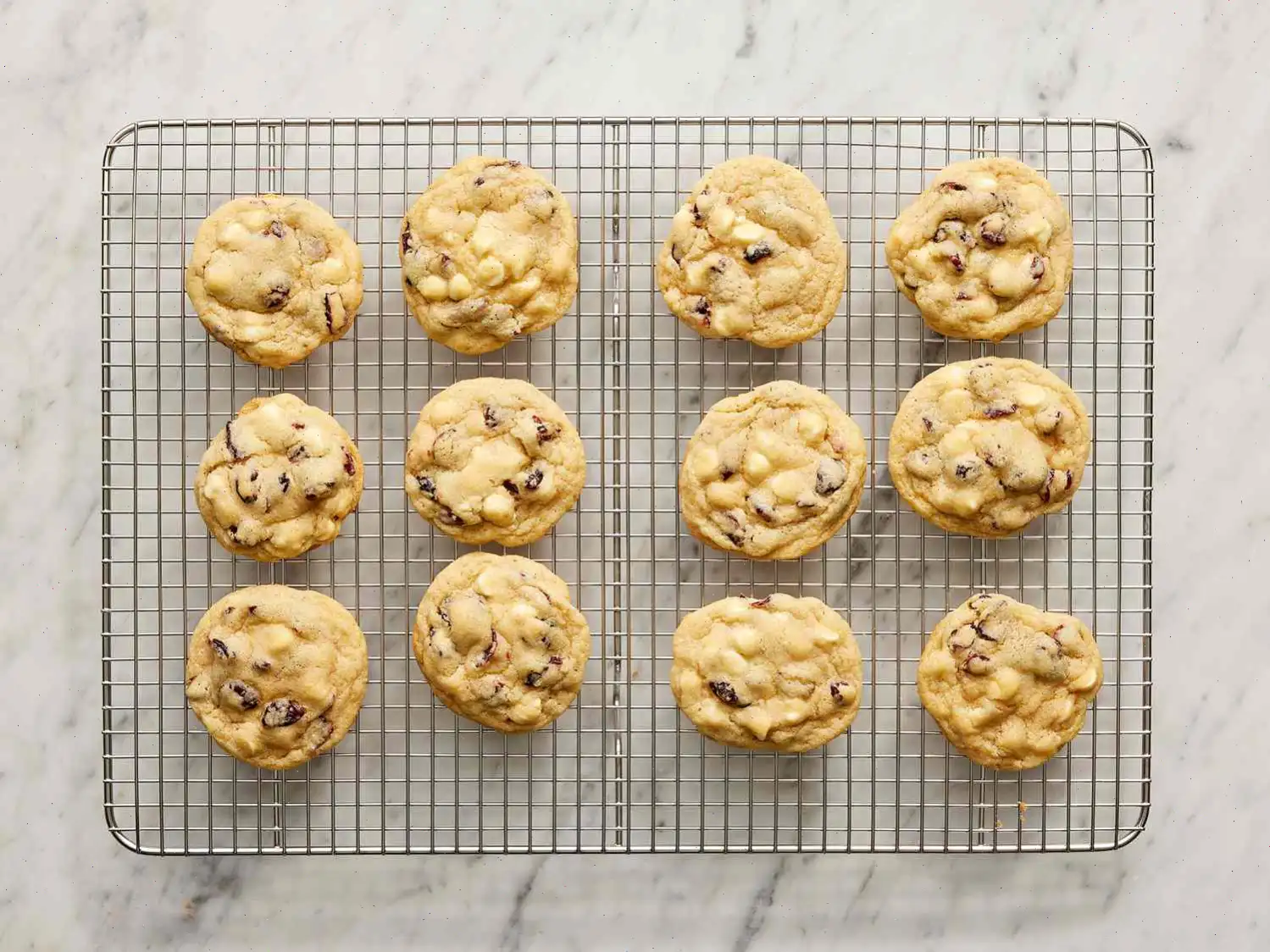 White Chocolate Cranberry Cookies Recipe