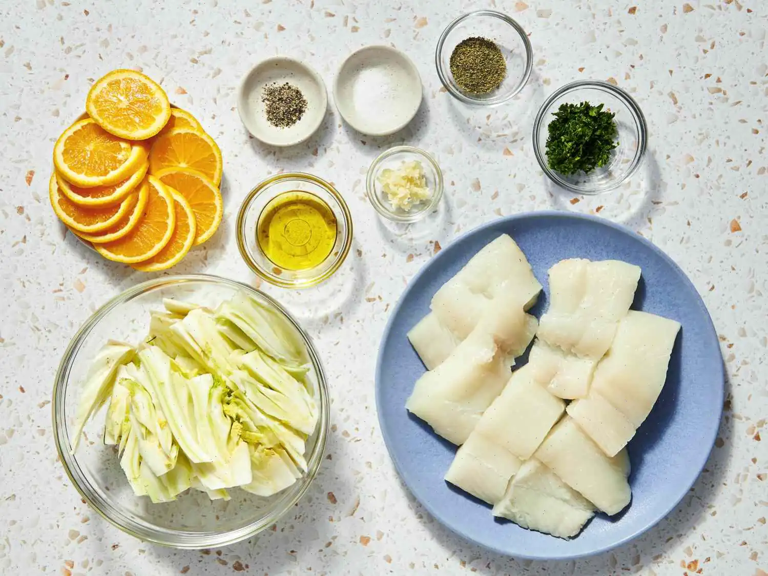 Sheet Pan Halibut with Orange and Fennel Recipe
