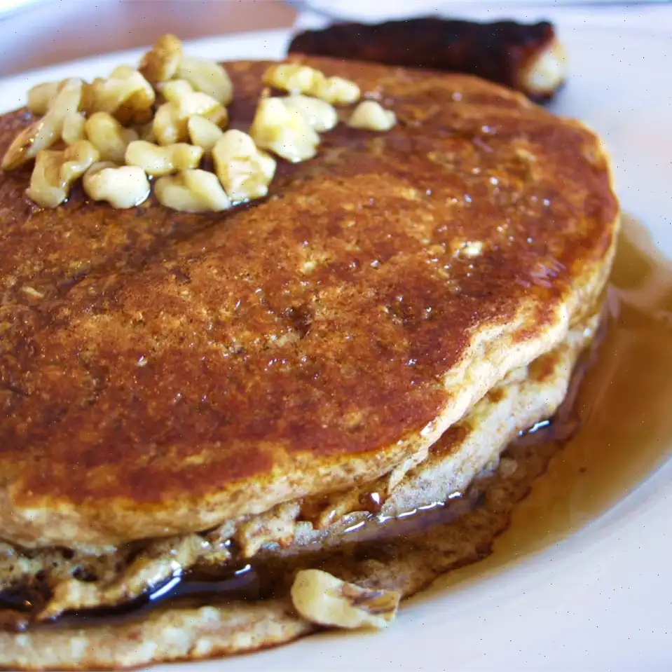 Grain and Nut Whole Wheat Pancakes Recipe