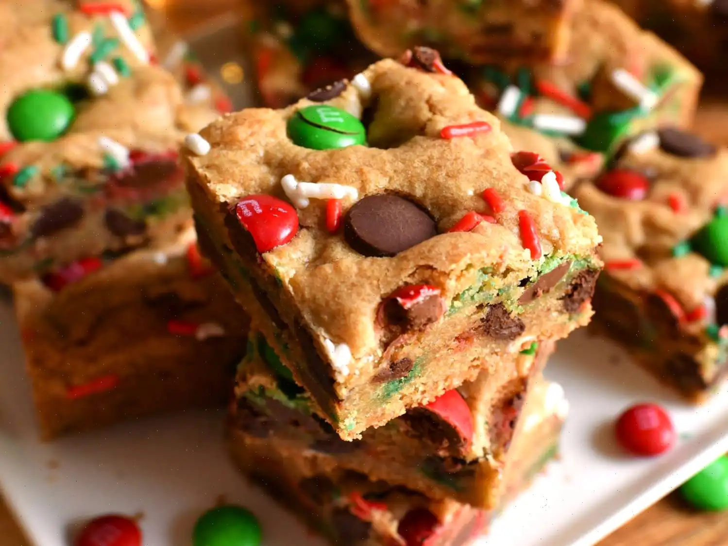 Christmas Cookie Bars Recipe