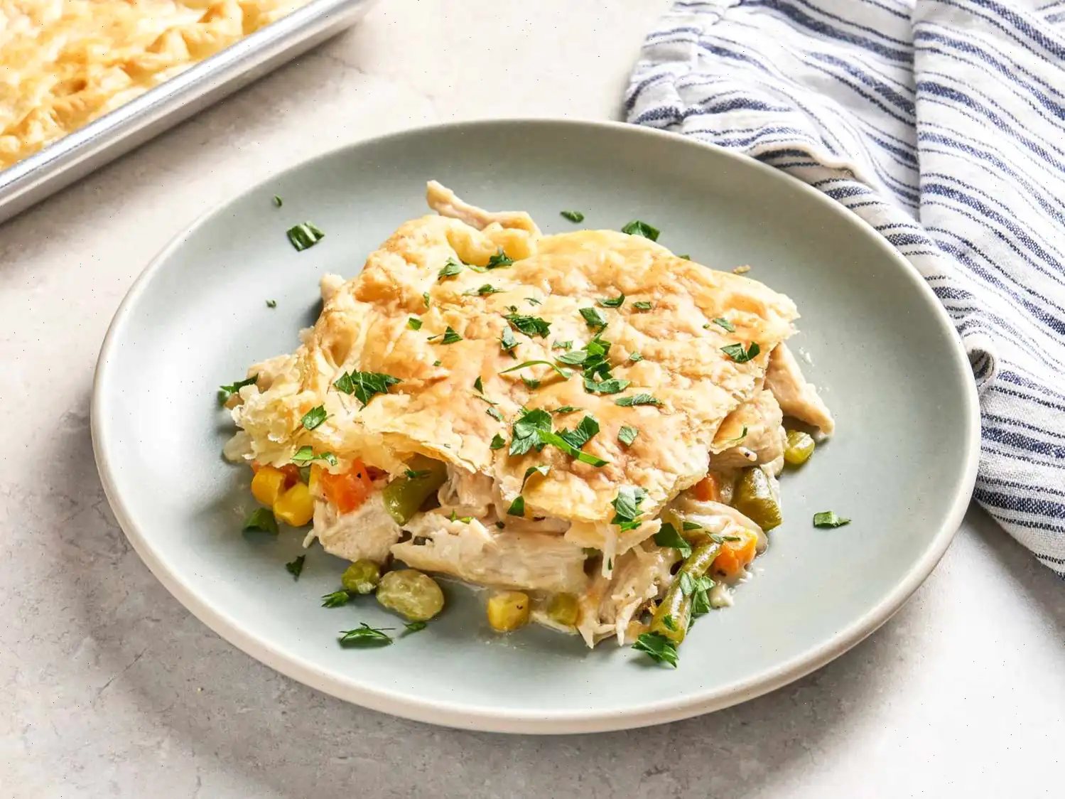 Sheet Pan Chicken Pot Pie Recipe