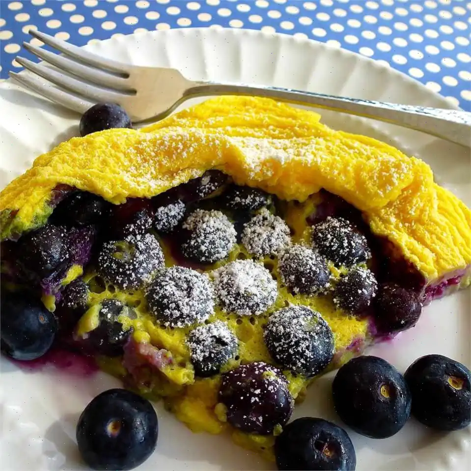 Microwave Blueberry Dutch Baby Recipe