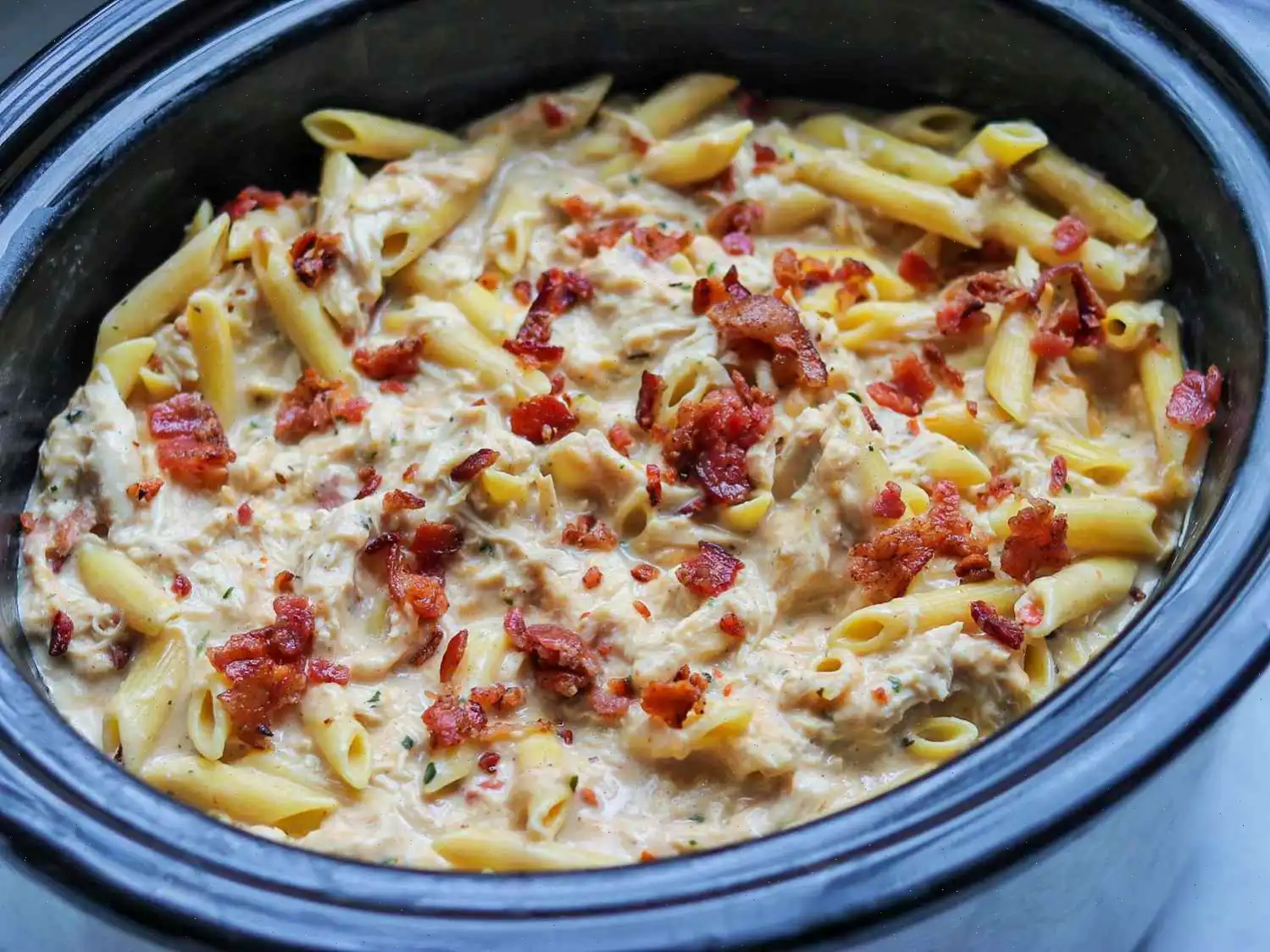 Ranch and Bacon Chicken with Penne Pasta Recipe