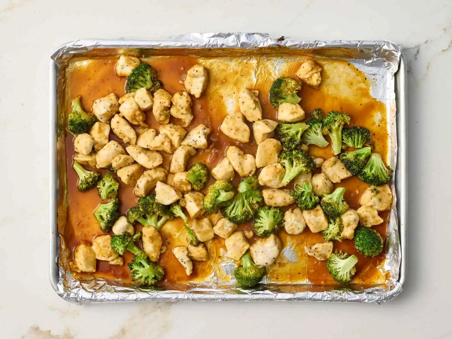 Sheet Pan Orange Chicken and Broccoli Recipe