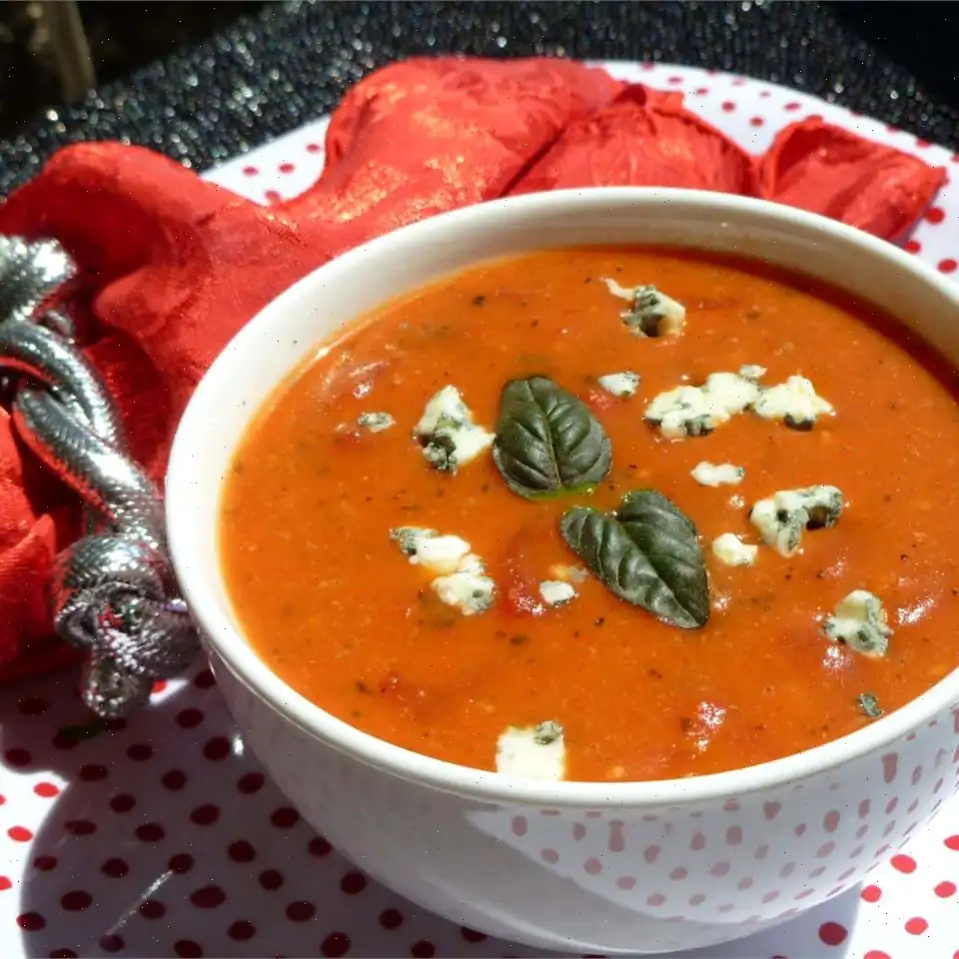 Cream of Tomato Gorgonzola Soup Recipe