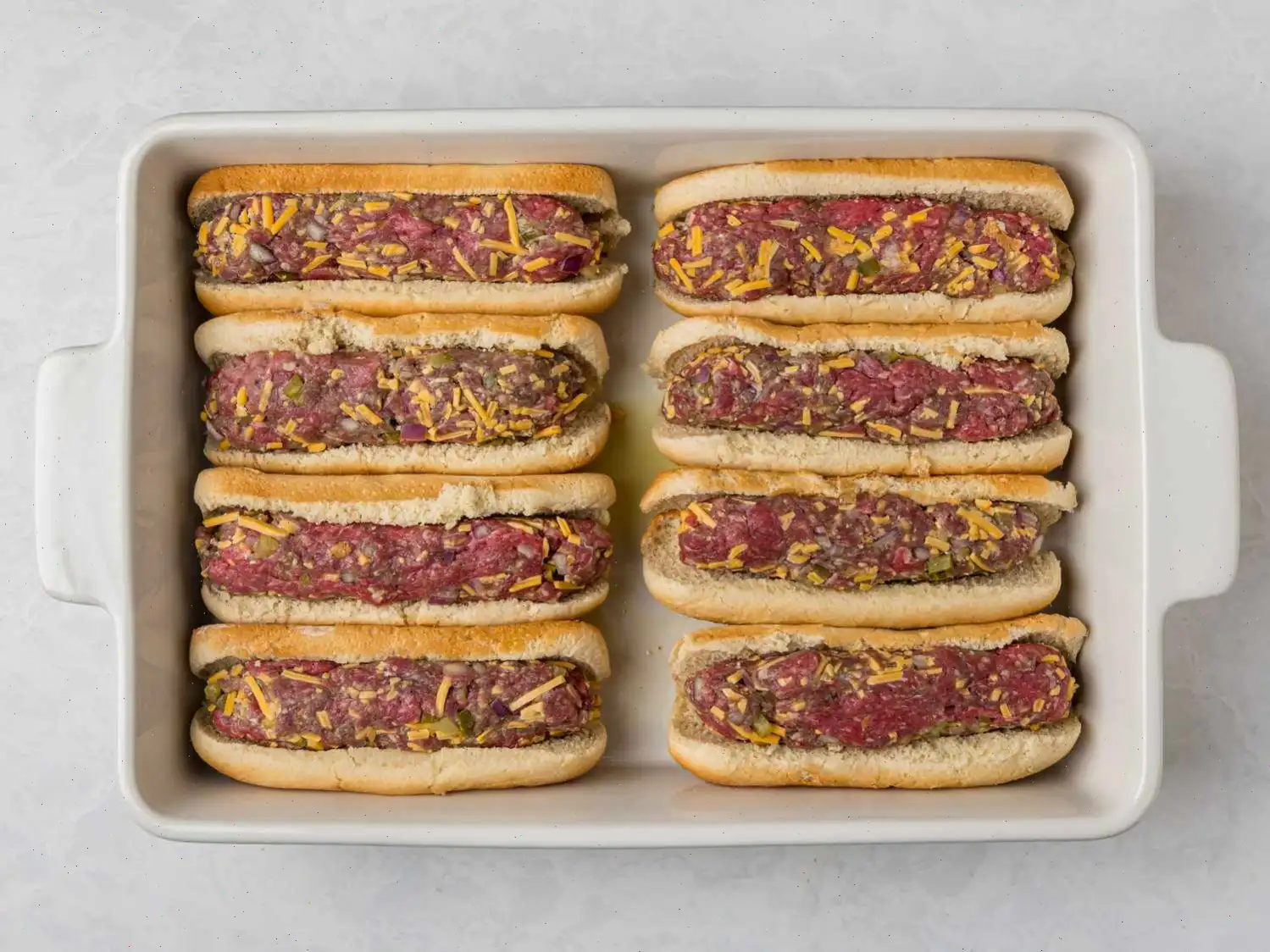 Baked Burger Dogs Recipe
