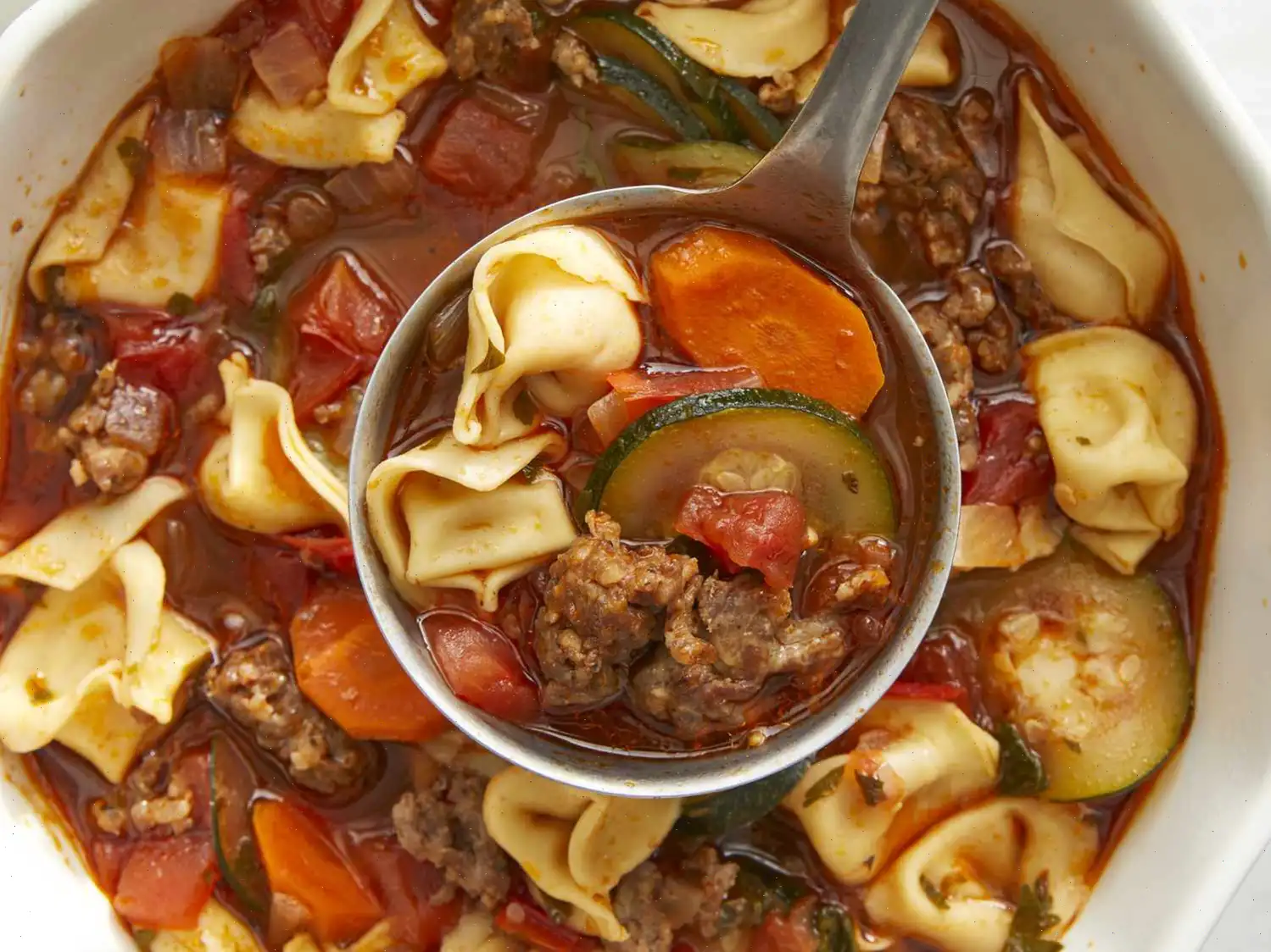 Italian Sausage Soup with Tortellini Recipe