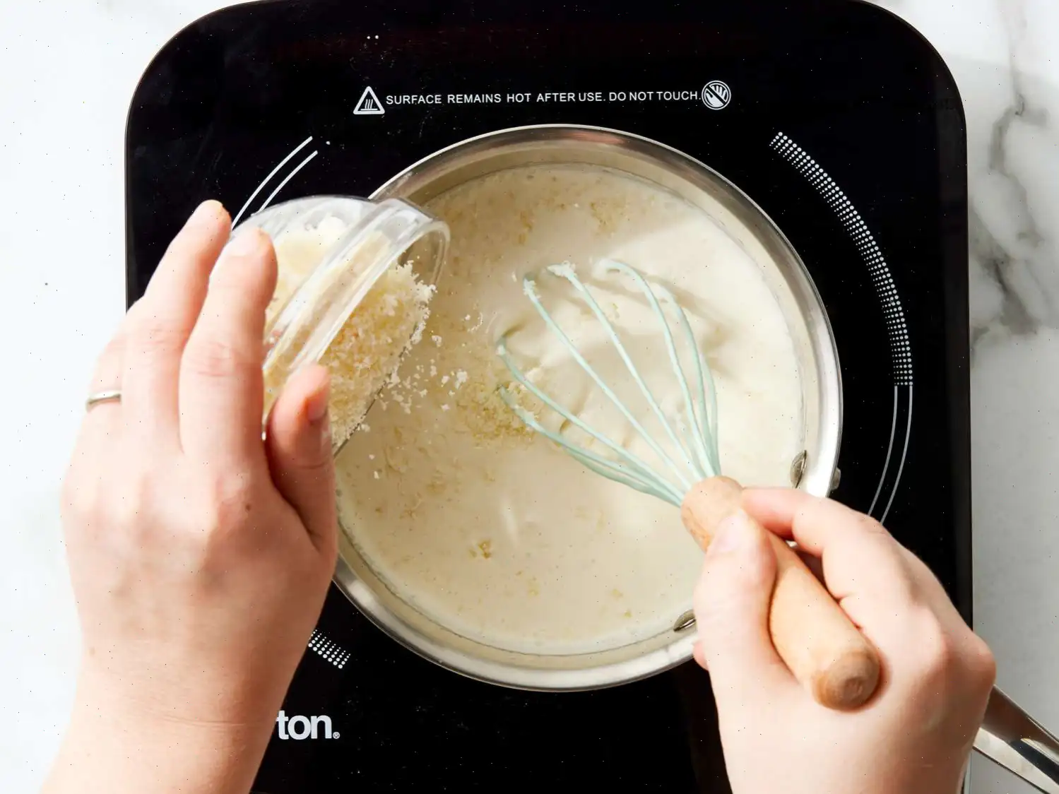 Garlic Cream Sauce over Chicken Breasts Recipe