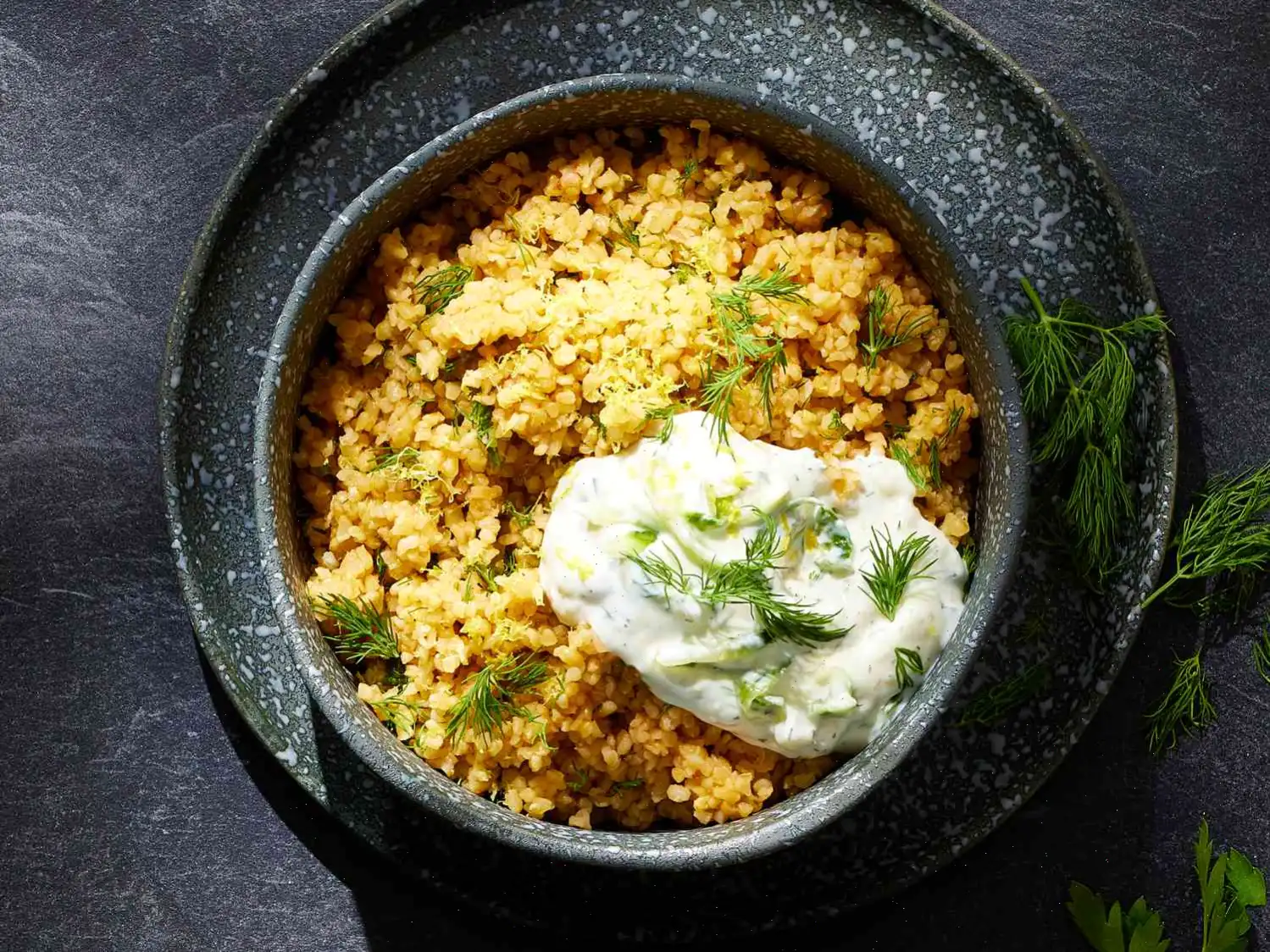 Lemony-Dill Bulgur Pilaf Recipe