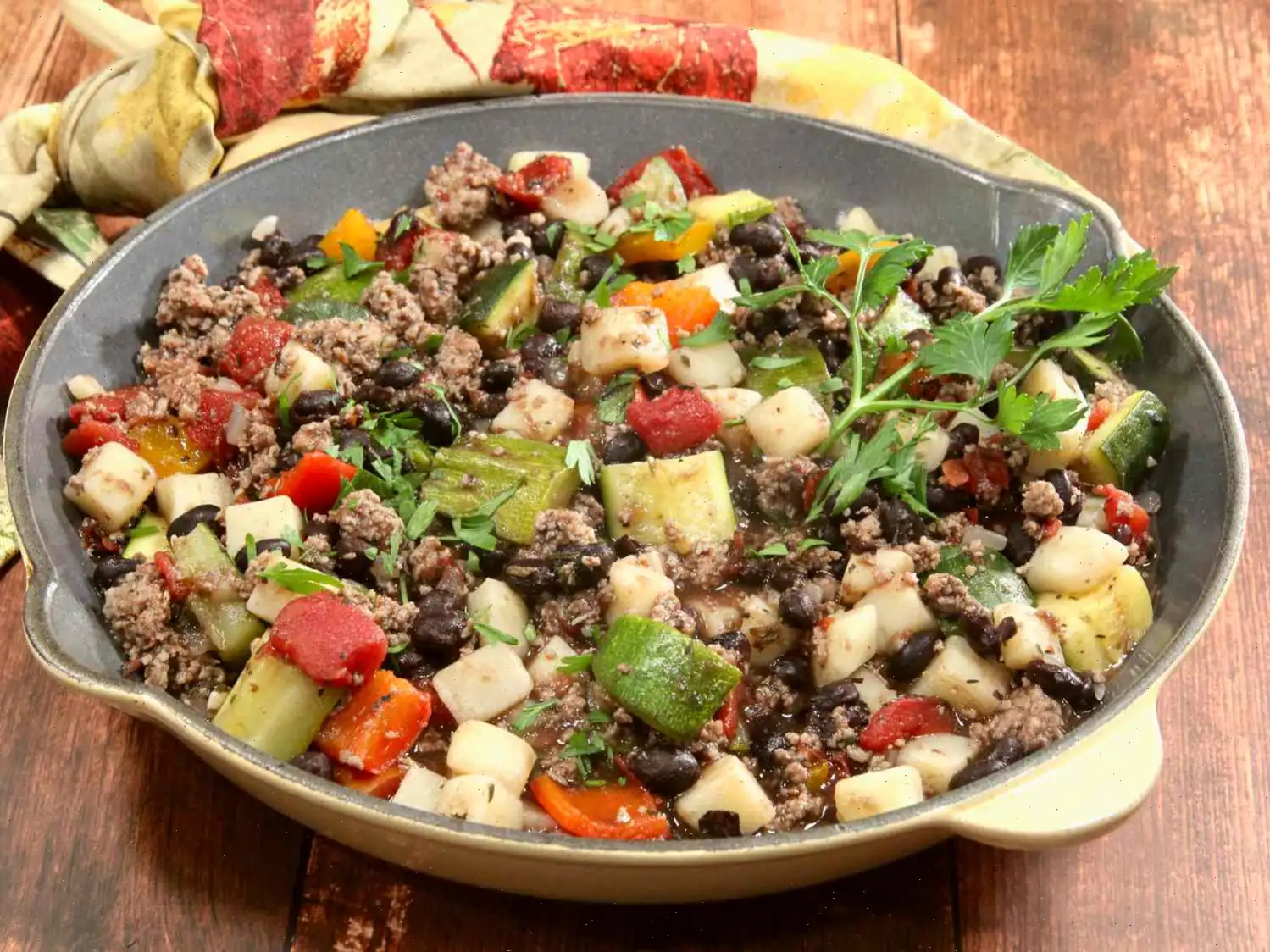 Ground Turkey and Zucchini Skillet Recipe