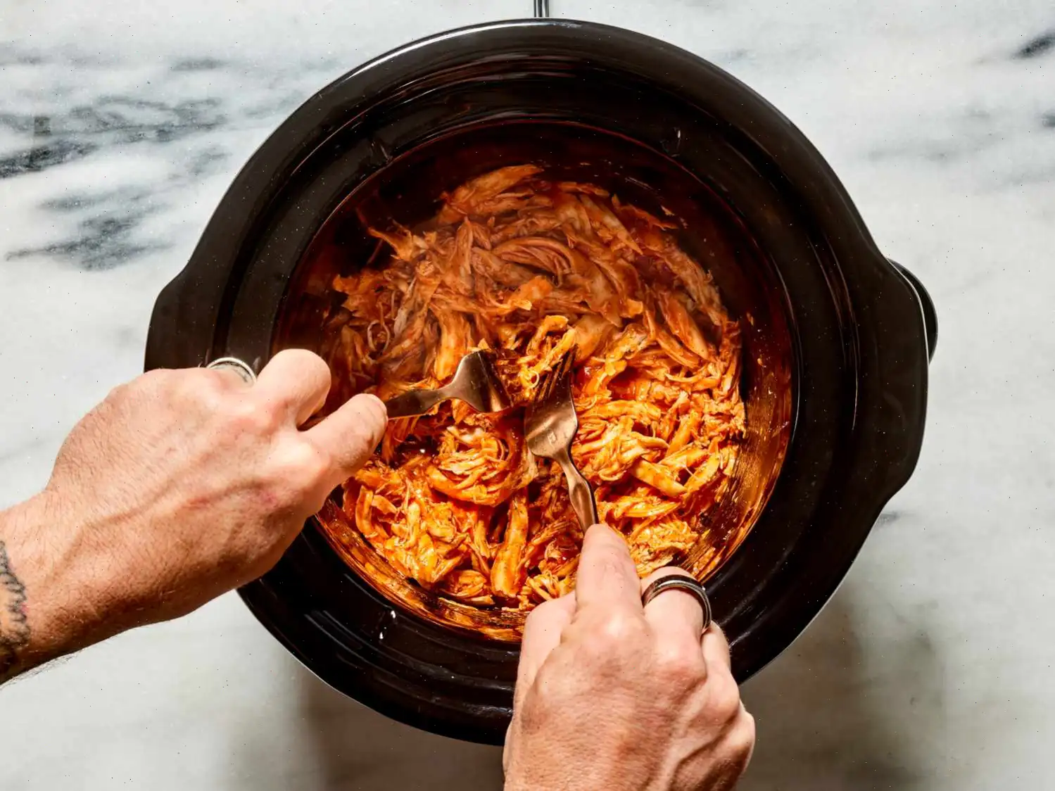 Slow Cooker Buffalo Chicken Sandwiches Recipe