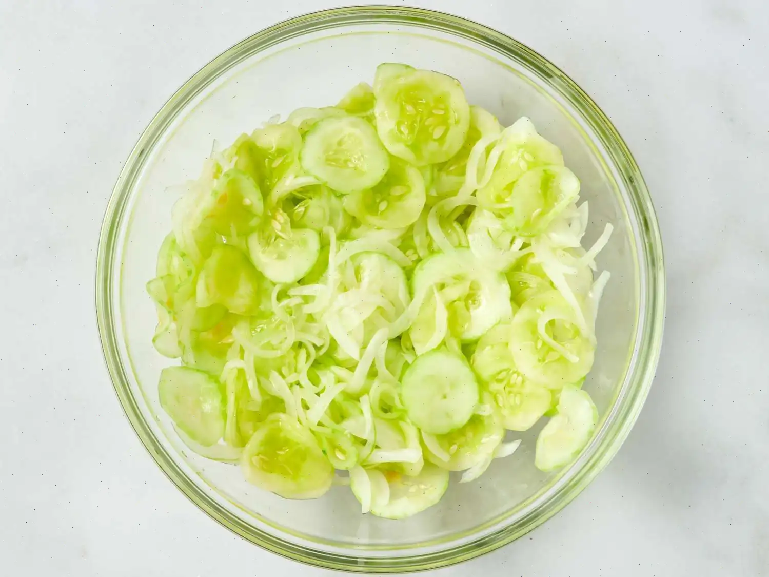 Dad's Creamy Cucumber Salad Recipe