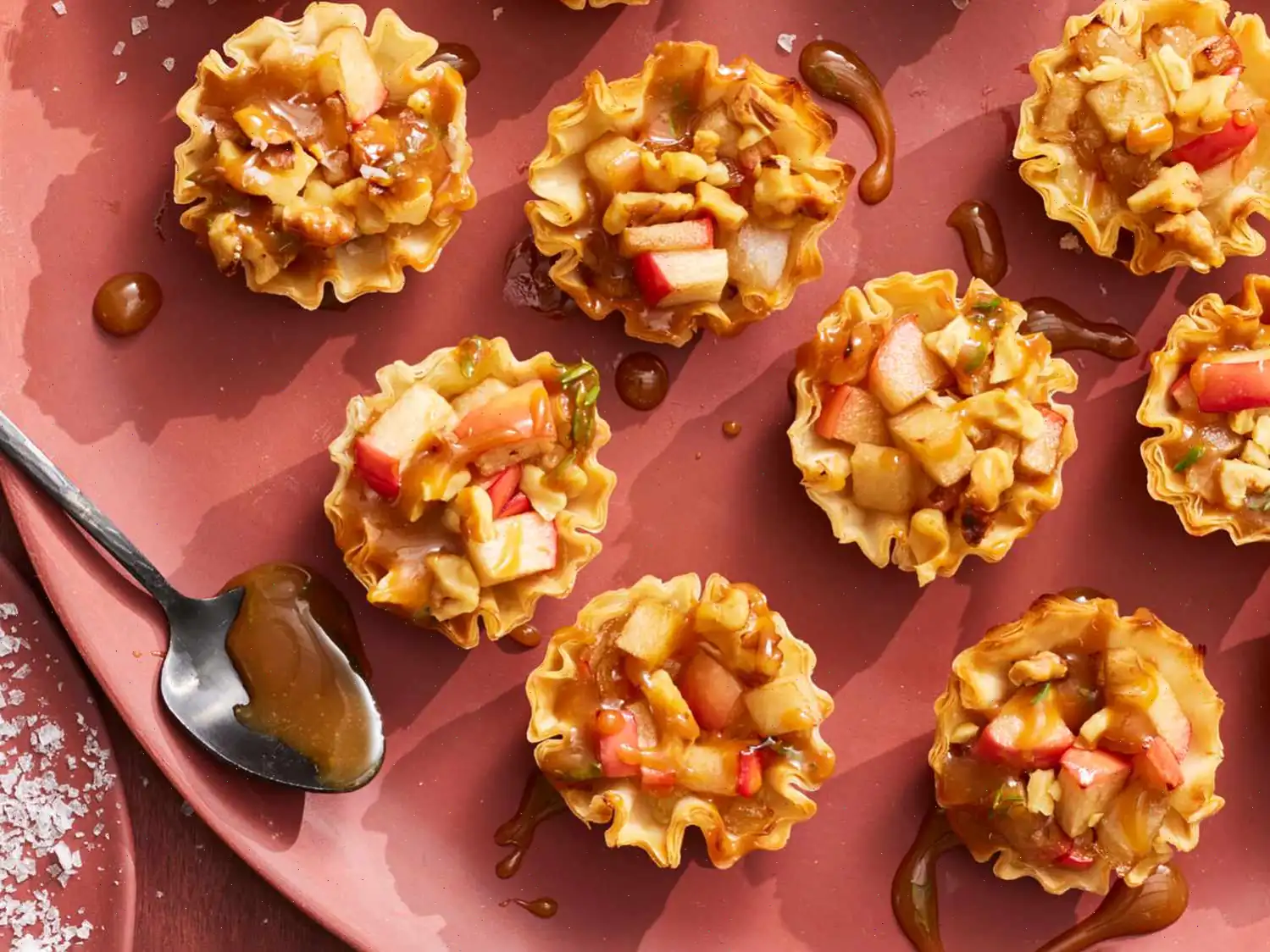 Brie and Apple Mini Tarts with Thyme Caramel Recipe