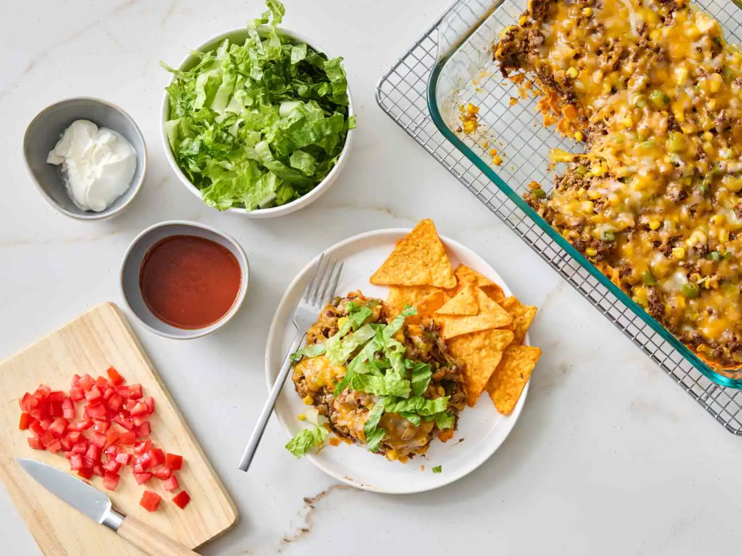 Taco Salad Casserole Recipe