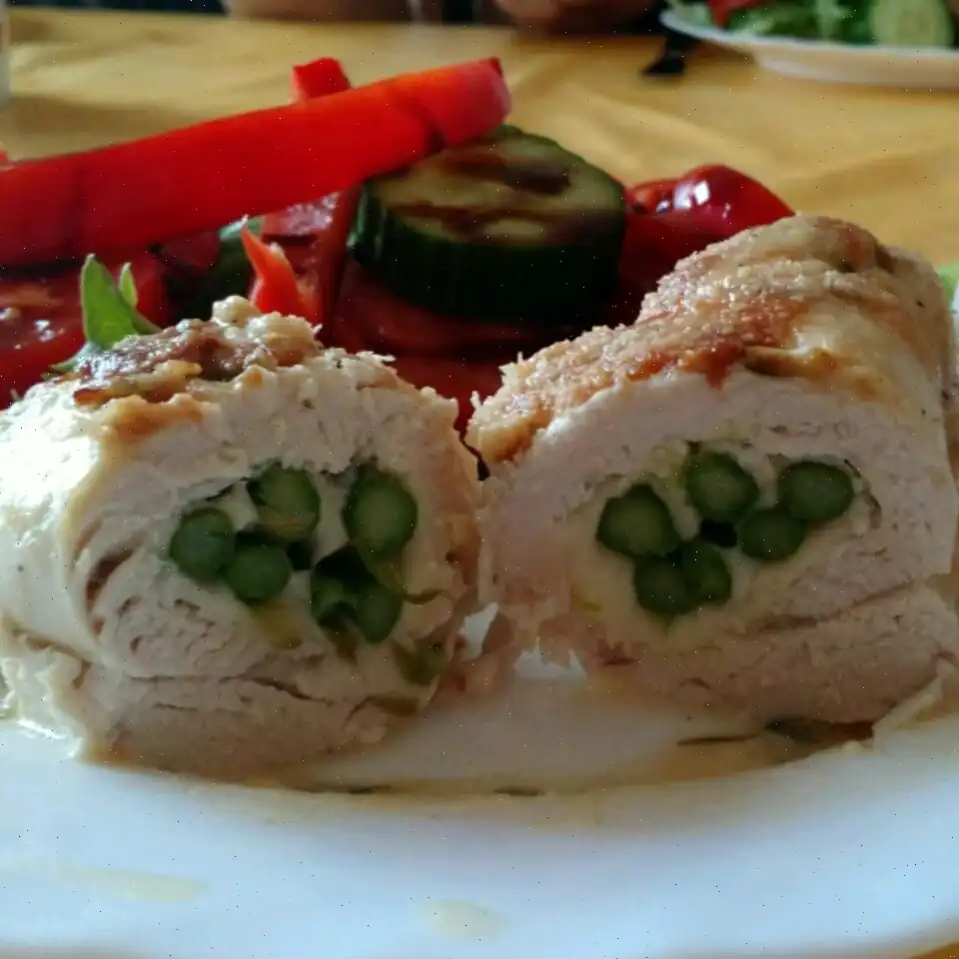 Chicken Asparagus Roll-Ups Recipe
