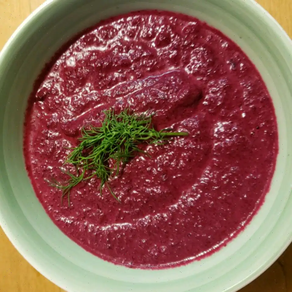Creamy Beet With Dill Soup Recipe