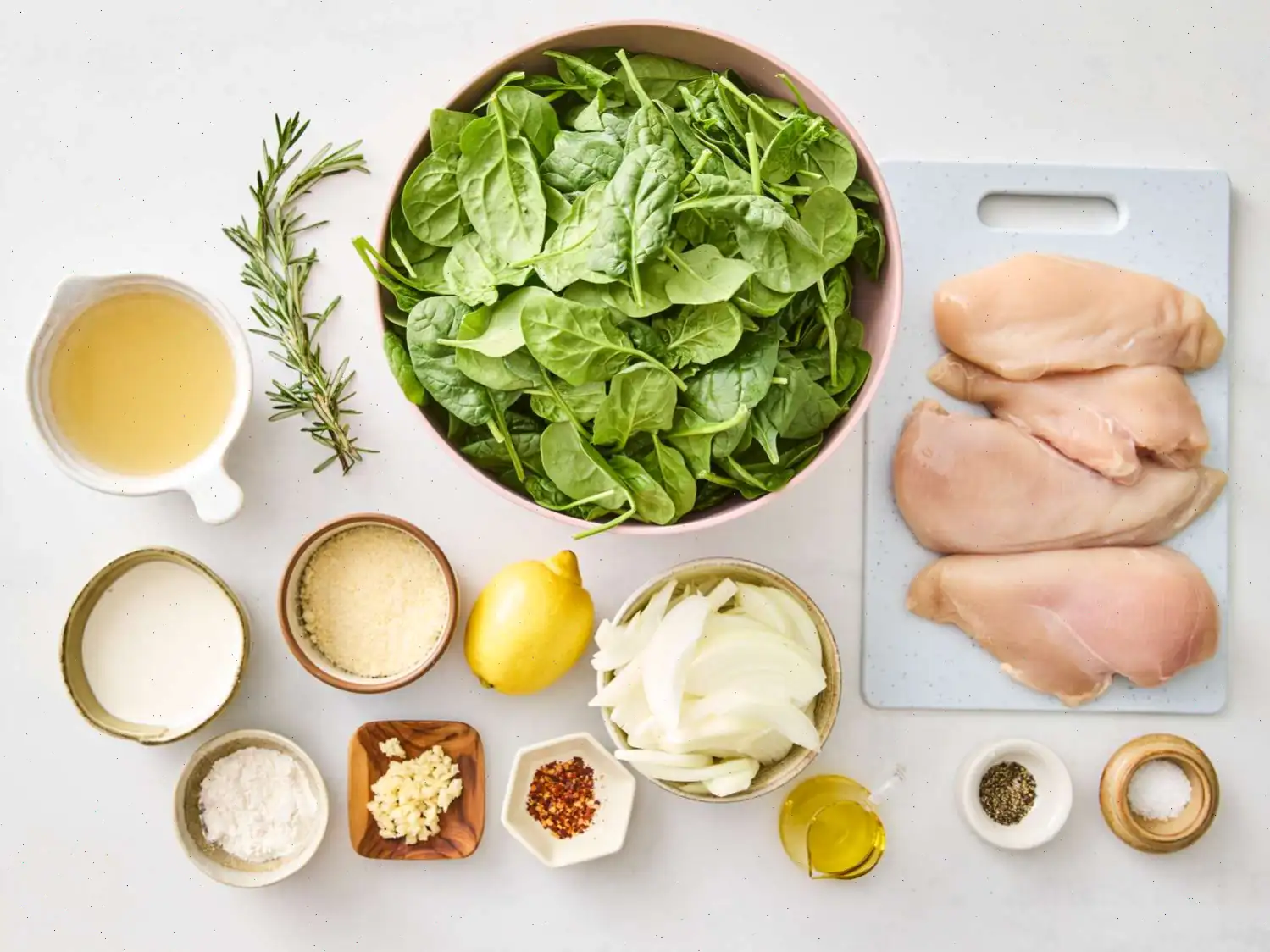 Spinach Lemon Chicken Bake Recipe