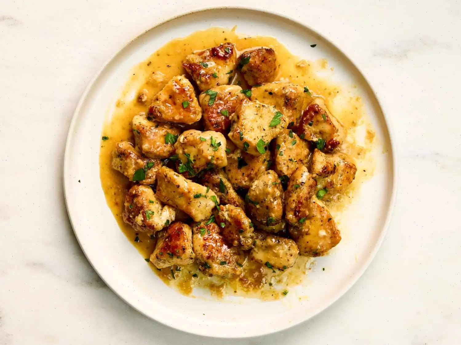 Garlic Butter Chicken Bites Recipe