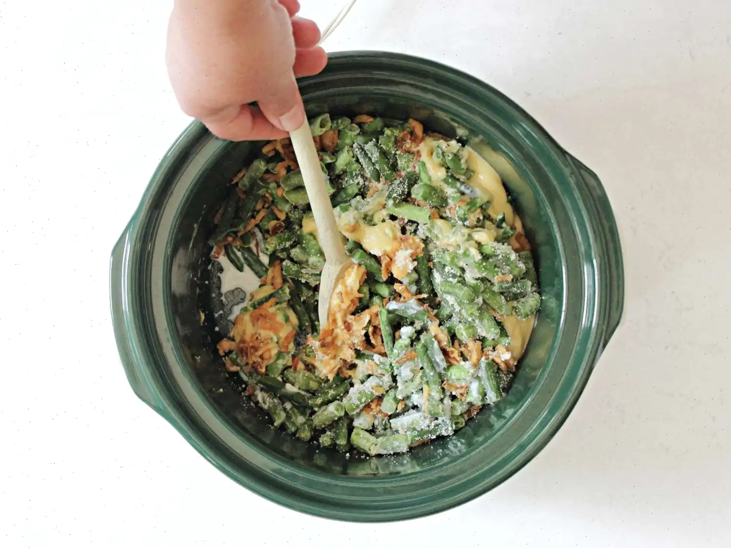 Slow Cooker Green Bean Casserole Recipe